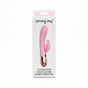 Silikónový vibrátor Loving Joy s 10 funkciami, ružový