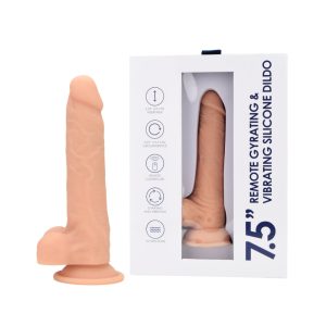 Silikónové dildo Loving Joy s diaľkovým ovládaním, krúživým pohybom a vibráciou