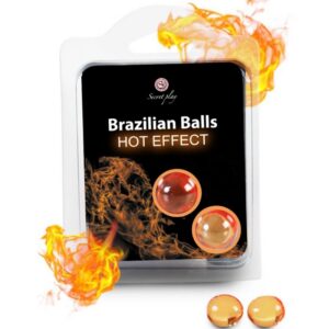 SECRETPLAY - BRAZÍLSKE GULIČKY S HREJIVÝM EFEKTOM 2 KS